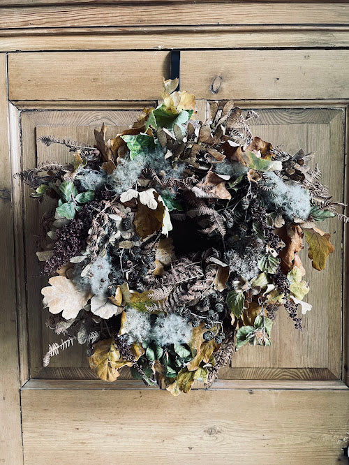 The Fallow Fields Wreath - deep base Autumnal wreath