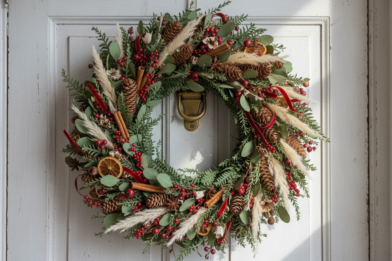Christmas - wreaths, baubles and wall hangings